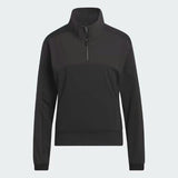 Adidas Ultimate365 Tour 1/4-Zip Golf Sweatshirt - Black