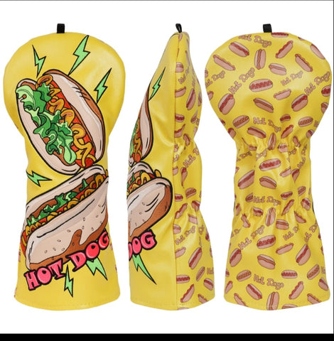 Leather Novelty Headcover HOT DOG