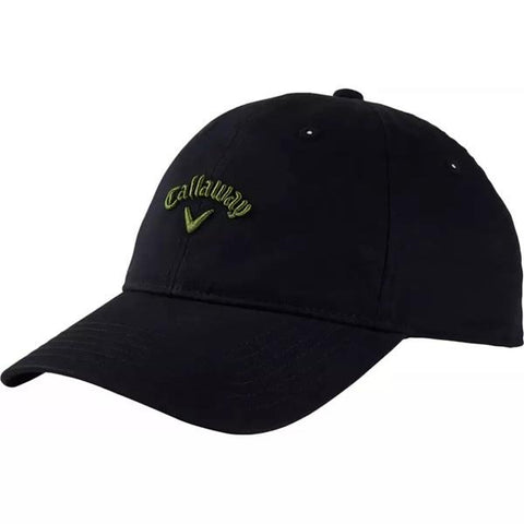 Callaway Hat Heritage Twill BLK/GRN