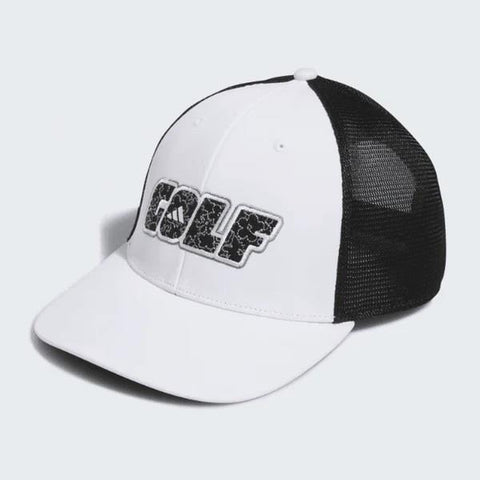Adidas Low-Profile Trucker Hat - White
