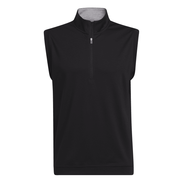 【美品】adidas golf Vest - Black Mサイズ Adidas Elevated 1/4-Zip Pullover Vest - Black – Tee 2 Green