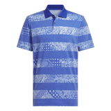 Adidas Go-to Printed Polo Shirt - Blue