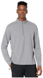 ADIDAS 3-STRIPES QUARTER-ZIP PULLOVER - GREY