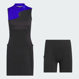 ADIDAS ULTIMATE365 TOUR COLORBLOCKED GOLF DRESS - BLACK