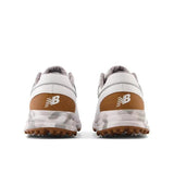 New Balance Brighton Spiked Golf Shoes - White / Brown
