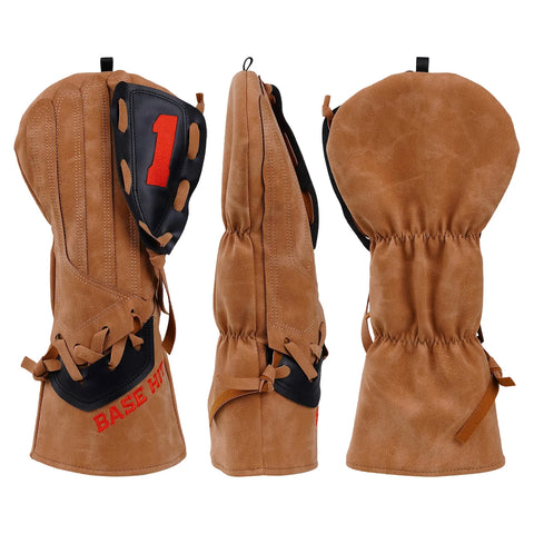Leather Novelty Headcover Baseball Glove