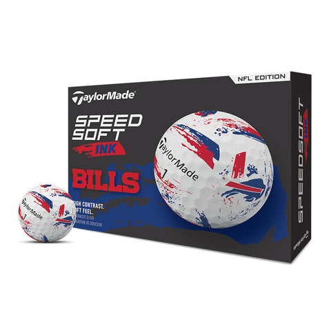 Taylormade Buffalo Bills SpeedSoft Ink Golf Balls