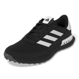 Adidas S2G 24 Spikeless Leather Golf Shoes - Core Black / Cloud White / Iron Metallic