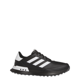 Adidas S2G 24 Spikeless Leather Golf Shoes - Core Black / Cloud White / Iron Metallic