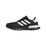 Adidas S2G 24 Spikeless Leather Golf Shoes - Core Black / Cloud White / Iron Metallic