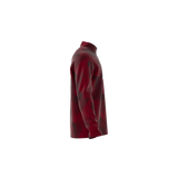 ADIDAS Go-To Printed Quarter-Zip Sweatshirt Aurora Ruby / Brown