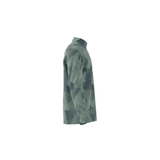 ADIDAS Go-To Printed Quarter-Zip Sweatshirt Silver Green