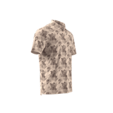 Adidas 2025 Go-To Printed Polo Shirt - Powder Coral/Aurora Ruby