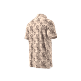 Adidas 2025 Go-To Printed Polo Shirt - Powder Coral/Aurora Ruby