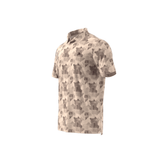 Adidas 2025 Go-To Printed Polo Shirt - Powder Coral/Aurora Ruby