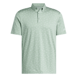 Adidas Ultimate365 Novelty Polo Shirt - Silver/Green
