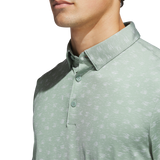 Adidas Ultimate365 Novelty Polo Shirt - Silver/Green