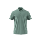 Ultimate365 Mini Bunker Polo Shirt - Silver Green