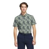 Adidas 2025 Go-To Printed Polo Shirt - Silver Green