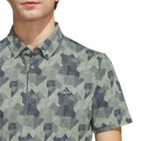 Adidas 2025 Go-To Printed Polo Shirt - Silver Green