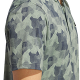 Adidas 2025 Go-To Printed Polo Shirt - Silver Green