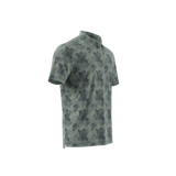 Adidas 2025 Go-To Printed Polo Shirt - Silver Green