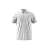 Adidas Ultimate365 Mini Bunker Polo Shirt - White/Beige
