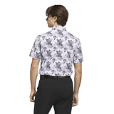 Adidas 2025 Go-To Printed Polo Shirt - White/Collegiate Navy