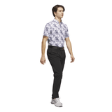 Adidas 2025 Go-To Printed Polo Shirt - White/Collegiate Navy