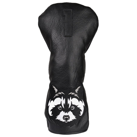 Leather Novelty Headcover Raccoon