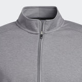 ADIDAS 3-STRIPES QUARTER-ZIP PULLOVER - GREY