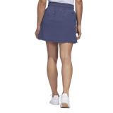 Adidas Seersucker 16-Inch Golf Skirt - Blue