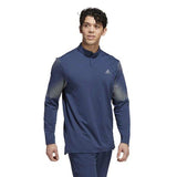 ADIDAS STATEMENT COLD.RDY LONG SLEEVE POLO SHIRT - NAVY
