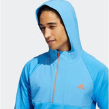 ADIDAS SPORT ANORAK 1/2 ZIP PULLOVER - PULSE BLUE