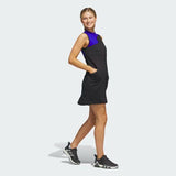 ADIDAS ULTIMATE365 TOUR COLORBLOCKED GOLF DRESS - BLACK