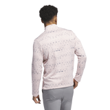 Adidas Core Printed Quarter Zip Sweatshirt - Pink