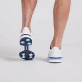 Puma Royale Wingtip Golf Shoes - White/Deep Navy/Team Light Blue