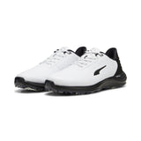 PUMA PHANTOMCAT NITRO Golf Shoes - Puma White/Puma Black/Feather Gray