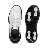 PUMA PHANTOMCAT NITRO Golf Shoes - Puma White/Puma Black/Feather Gray