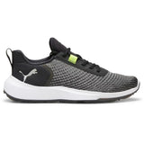 PUMA FUSION Crush Sport Golf Shoes - Puma Black/Electric Lime