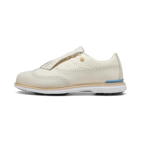 Puma Arnold Palmer Royale Wingtip Golf Shoes - Ivory