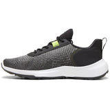 PUMA FUSION Crush Sport Golf Shoes - Puma Black/Electric Lime