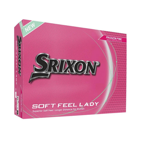 Srixon Soft Feel Lady Golf Balls Passion Pink