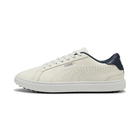 Puma Classic G Spikeless Golf Shoes - White/Navy