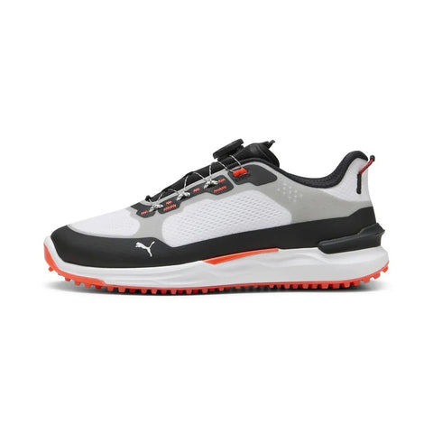 Puma Ignite Elevate 2 Disc Spikeless Golf Shoes - White/Black