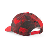 Puma Maple Printed Snapback Cap - Red/Black