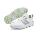 Puma Ignite Articulate Disc Golf Shoe - White/Silver/Highrise