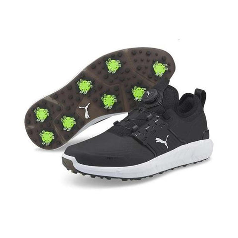 Puma Ignite Articulate Disc Golf Shoe Black/Silver – Tee Green