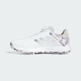 ADIDAS S2G BOA WIDE GOLF SHOES Cloud White / Matte Silver / Grey Two