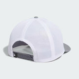 ADIDAS TWO-IN-ONE GOLF HAT WITH REMOVABLE PATCH WHT